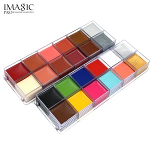 IMAGIC Vegan Waterproof Face Paint Body Painting High Pigment Non-Toxic Cruelty-Free 12 Natural Colors in Stock Economical Price