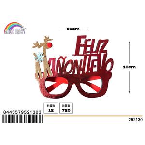 Festive Design Christmas Glasses for Party Novelties