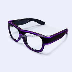 2025 Festival Party Supplies LED Glasses Novelty Music Concert EL Wire for Ramadan & Father's Day for Concerts & Events