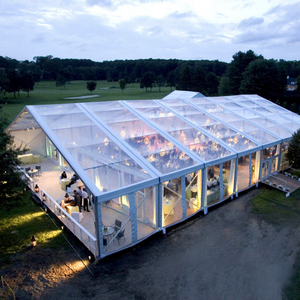 Big Clear Roof Marquee Party Transparent Wedding Tent For Outdoor Banquet