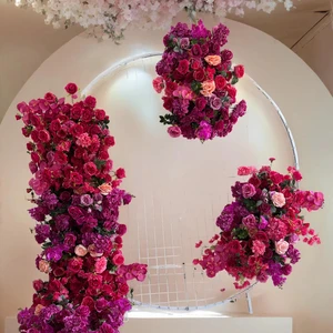 SPR Hot Sale DIY Decorative Artificial Bridal Bouquet Wedding Events Party Centerpiece Wedding Flower Ball Runner Table Flower