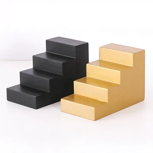 Yiscaxia Photography Geometry Props Trapezoidal Cube Photo Props Cosmetics Shooting Set Small Ladder Shooting Ornaments