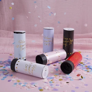 迷你彩色五彩纸屑爆竹 持久耐用的派对用品,适合婚礼、生日、圣诞节、毕业典礼