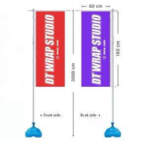 Beckon Custom Rectangle Feather Flags Factory Vibrant Digital Print Banners for Grand Openings Sales Events and Promotions