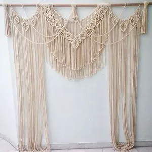 Wedding Backdrop Curtain Tapestry Arch Decorative Wall Hanging for Wedding Wall Decorations