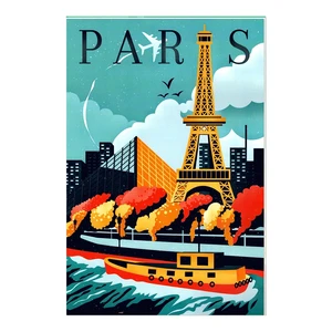 Printing Poster Eco-Friendly Custom Design Wall Hanging Poster for Festival Decoration