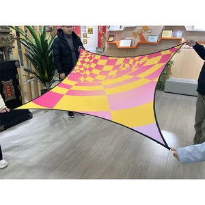 Elastic Spandex Fabric Backdrop Arch Trade Show Racing Gates Flag Banner for Wedding Graduation & Anniversary Celebration
