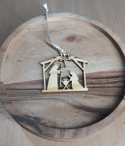 Handmade Custom Wooden Ornaments Christmas Tree Hangings and Gifts for Home Decor Holiday Season Decoration