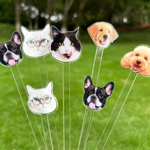 Custom Acrylic Dog Wedding Stirrers, Pet Wedding Cocktail Stirrers, Pet Drink Stirrers Christmas