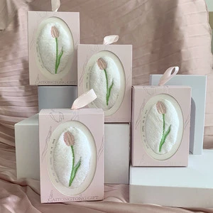 Wholesale Wedding Party Favors Towel With Gift Package Coral Fleece Face Towels Wedding Gift Box with Hand Gift Activity Return