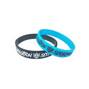 Good Quality Mixed Colors Party Gifts Custom Silicone Bracelet
