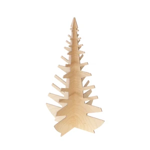 Esposit Merry HM-2200-001 Made Italy Interlocking Unconventional 12mm Birch Plywood Christmas Tree Hanger Display Customizable