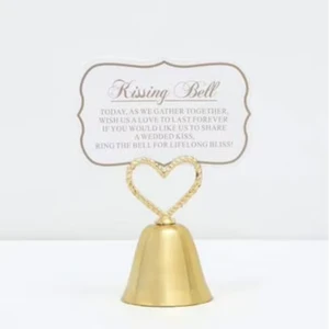 Factory Direct Modern Creative Wedding Table Number Holders Business Card Holders Note Holders Metal Eco-friendly Bell