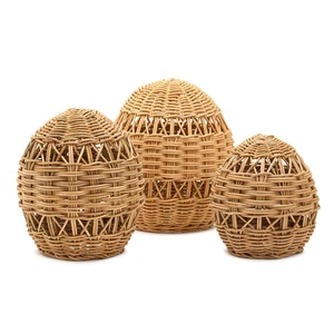 Nice Design New Item Rattan Easter Egg Decor Handcrafted Easter Gifts Easter Decoration Wholesale From Vietnam