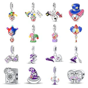 Women's Halloween Joker Poker Beads Bracelet Hot Sale Copper Alloy Plating Silver Zircon Jewelry Charm Accessory AliExpress