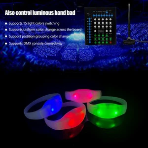 Novelty Radio Control LED Bracelets Party Supplies Favors Light up Bracelet for Thanksgiving, Christmas Birthday ,Party,Concert