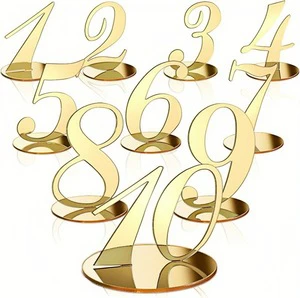 Ins Wind Digital Seat Cards Wedding Table Signs Acrylic Banquet Seat Cards Birthday Table Cards Party Supplies