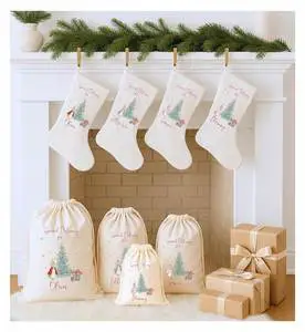 Exclusive Custom Christmas Stockings with Embroidered Family Names Holiday Supply for the Whole Crew