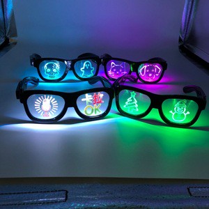 Wholesale Glow Dark LED Sunglasses Colorful Light up Glasses Bulk Kids Adult Party Favors Birthday Festival Gifts