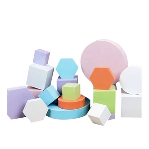Cubic Photo Props Geometric Three-dimensional Photo Shooting Props Ins Photography Studio Video Decoration Ornaments Background