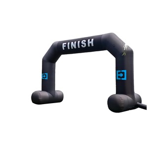 Custom Inflatable Arches PVC with Start and Finish Line Banners and Powerful Blower for Race Outdoor Advertising Events