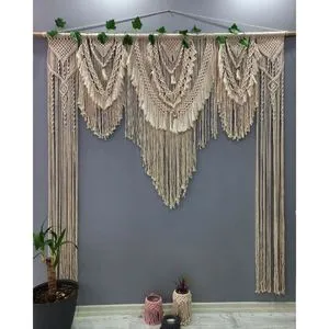 Wedding Wall Decorations Hanging Backdrop Curtain Arch Backdrop Wall Tapestry Decoration