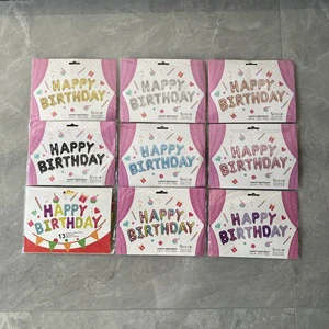 Foil Happy Birthday Set 13pcs Package Foil Balloon Kid Wedding Arch Kit Party Birthday Wall Decoration
