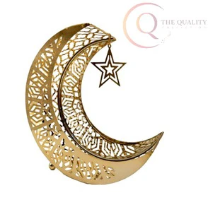 Muslim Ramadan Eid Al-Fitr Countdown DIY Metal Decoration Eid-Mubarak Item-Durable & Waterproof