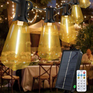 ST38 E12 Outdoor LED String Light Dimmable Waterproof Christmas Lamp for Holiday Party Decorations IP44 Rating