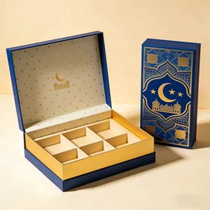 Luxury Ramadan 2027 Package Date Small Packaging With Dividers For Ramadan Mubarak Boxes