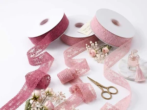 High Quality Eco Friendly Polyester Ribbon Custom Christmas Ribbon for Party Supplies