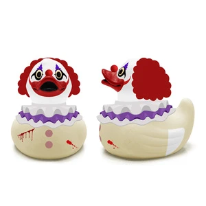 Festival Gift Halloween Decoration Bathing Toy Halloween Clown Duck