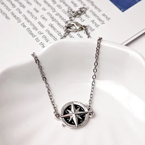 Kpop Metal Bracelet Fashion Compass Shape Adjustable Bracelet Unisex Concert Jewelry Accessories Felix Han Fans Collect Gift