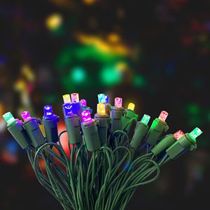 Holiday Decoration Lights Wide Angle Led Light Strings Led Christmas Tree Outdoor Indoor Decor Lighting Strings