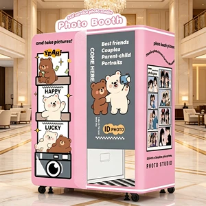 Customization Photo Booth Photobooth,Small Cover Recommended Photos,Party Interactive Equipment Magic Mirror Photo Booth