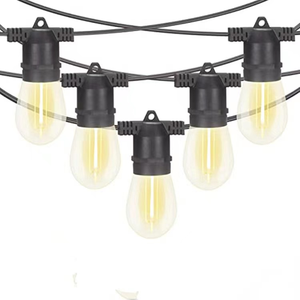 Wholesale Outdoor Decorative Lighting Pendant Light 15m 15 Bulbs String Lights 1/2W Led Bulb for Camping Patio Christmas