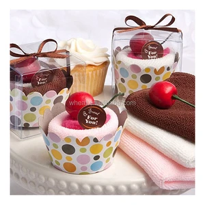 Beautiful Party Souvenir Gif Round Towel Cake Wedding Favors