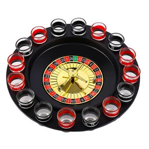 Shot Glass Roulette Novelty Gifts Drinking Party Game 16PCS White/Black by Fairly Odd Adult Games for Adult Game Night