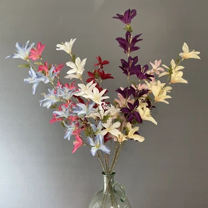 Wedding Floral Design Silk Orchid Simulation Flower Wall for Outdoor Flowers