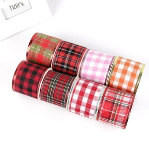 Wholesale 6.3cm Wide Christmas Ribbon Decoration for Christmas Gift Packaging
