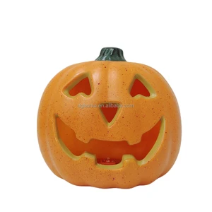 Front Yard Halloween Decor Waterproof Plastic Pumpkin Lantern for Halloween Indoor Outdoor Decoration