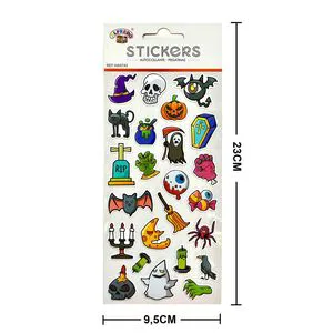 Halloween Decorative Stickers 9.5x23 cm Festive Holiday Supplies Decorative Wall Decals