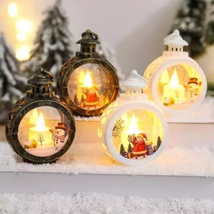Christmas Light Ornament Merry Christmas Decoration for Home Natal Navidad Christmas Ornaments Xmas Gift New Year 2025