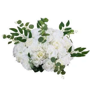 10 PCS 17.7-Inch Fake Flower Balls Arrangement Wedding Centerpieces & Table Decorations