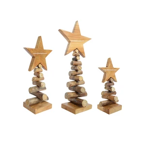 High-Quality Christmas Tree Stand Handmade from Teak Wood