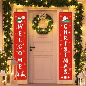 Christmas Party Banners and Decorations Supplies for Festive Celebrations