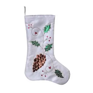 Handmade Christmas Stocking Decorative Holiday Stockings for Fireplace Mantel Party Gift Bags Personalized Xmas Stockings