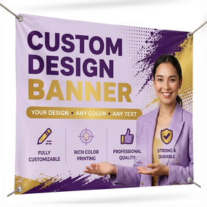Custom Vinyl Banners Custom Printing PVC Vinyl Mesh Banner Outdoor Hanging Flex Advertising Event Promotional Banner