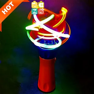Light up Toys Light up Orbiter Spin Wand 6 Led Spinning Wand Novelty Toy 2025 Gift for Kids Birthday Party