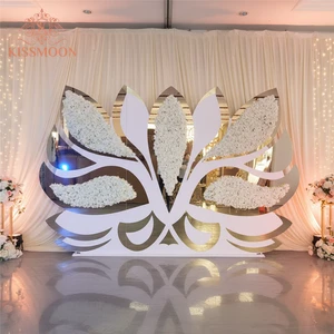 Wholesale Professional Modern Acrylic PVC Background Panel Backdrop Stands for Wedding Events Indoor Use